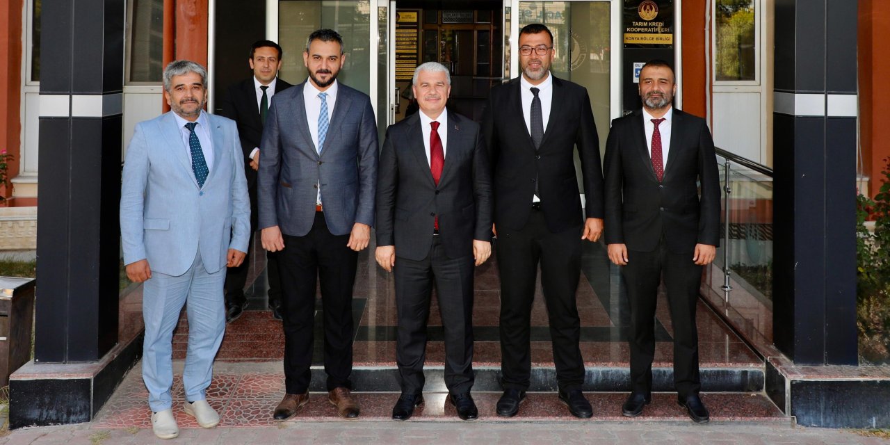 Vali Akın'dan Tarım Kredi'ye ziyaret