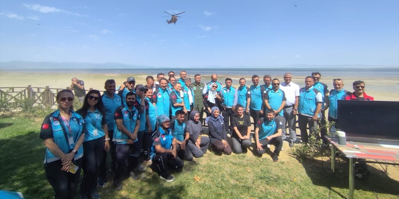 Konya'da hava destekli tatbikat