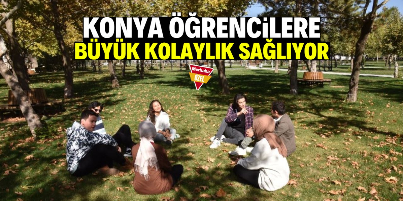 Konya öğrencilere büyük kolaylık sağlıyor