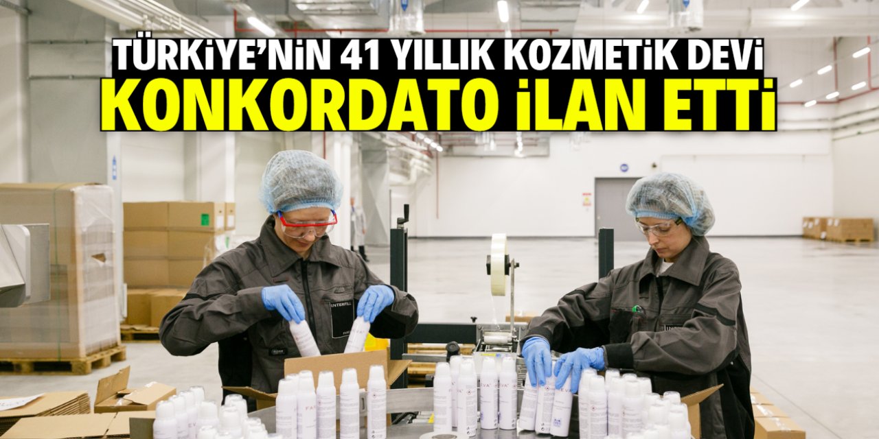 Türkiye'nin 41 yıllık kozmetik markası konkordato ilan etti