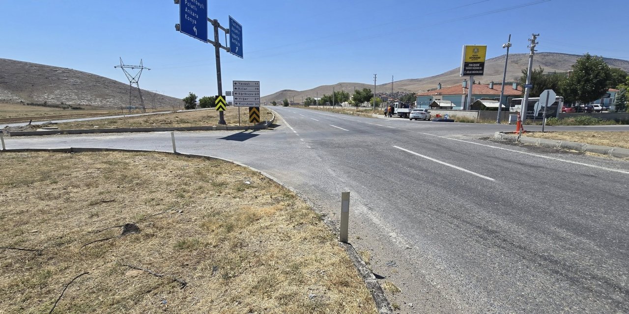 Yavaşlı kavşağında sinyalizasyon çalışması başladı