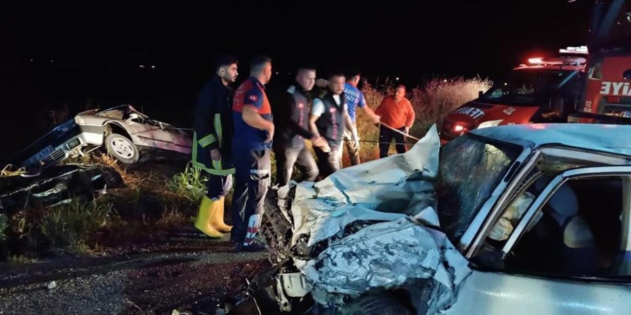 Konya'daki kazada 4 kişi yaralandı