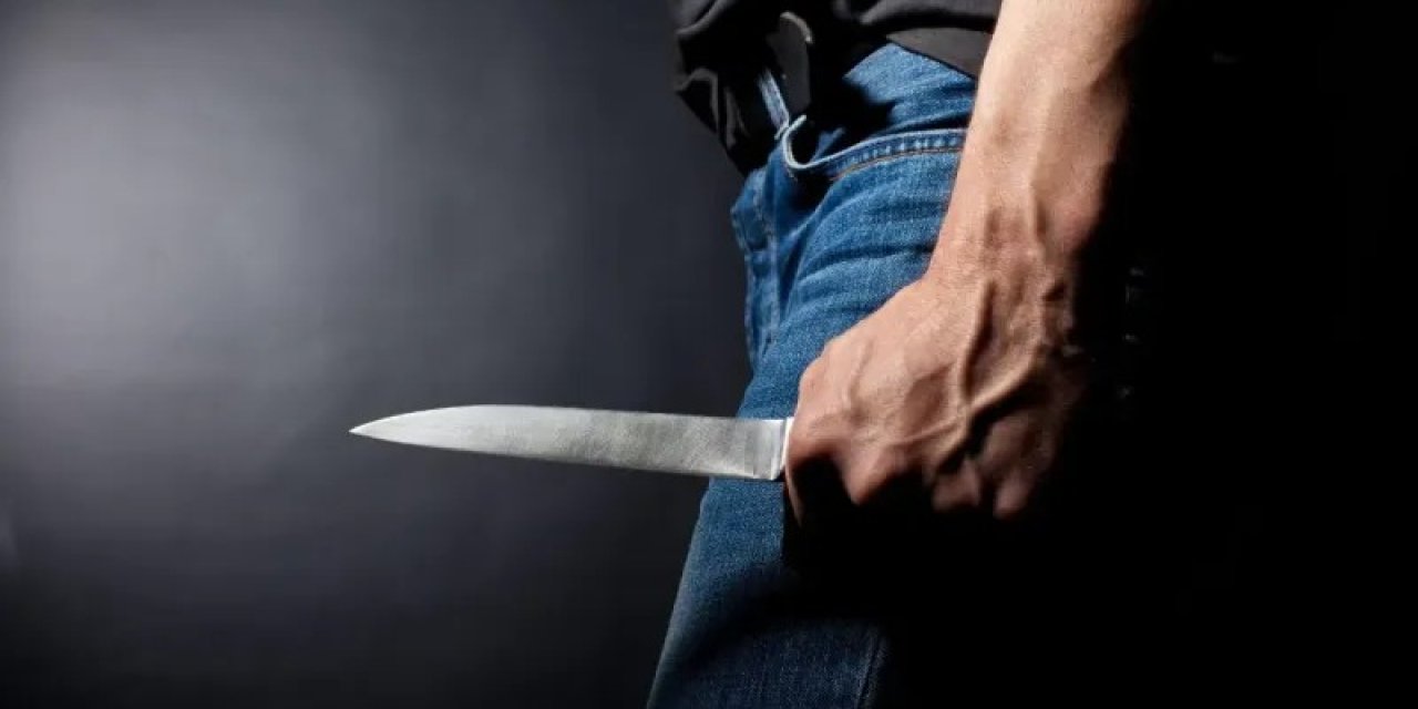 Konya'da bir kişi bıçakla yaralandı