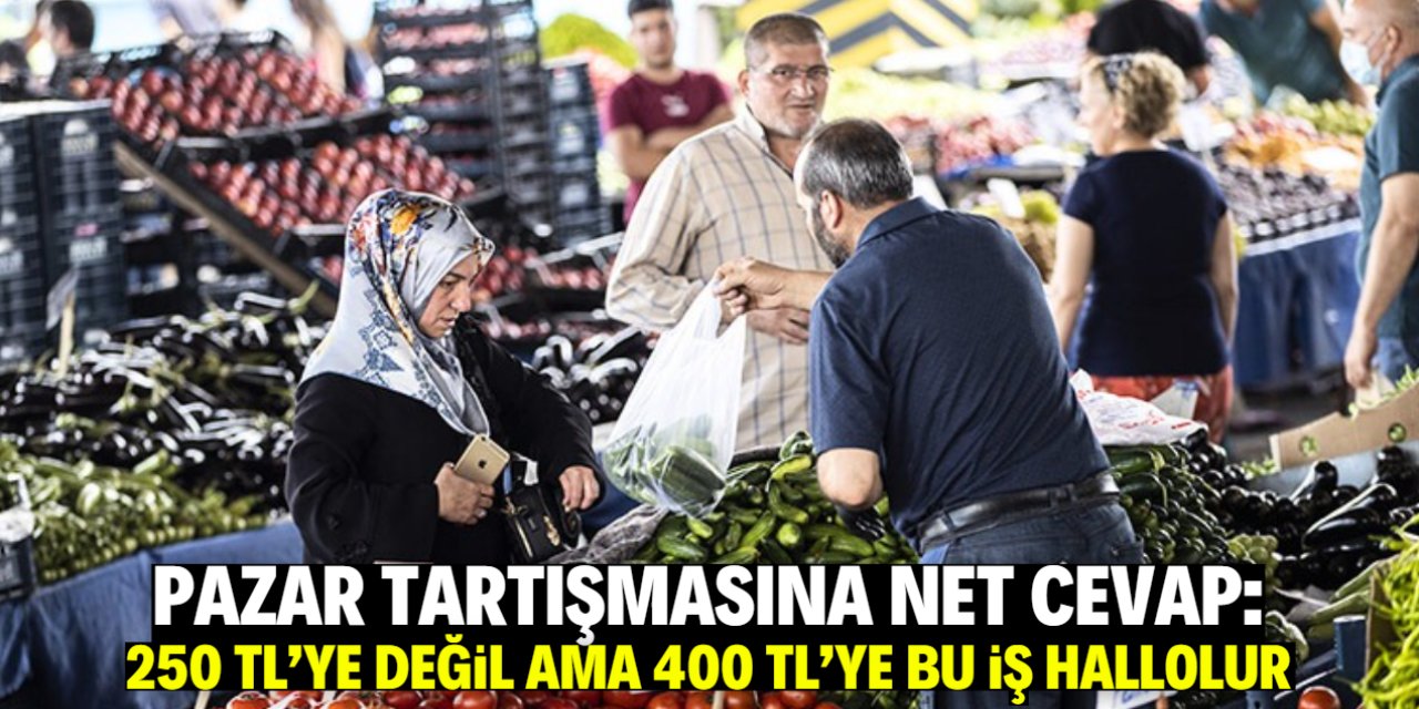 Pazar tartışmasına başkandan net cevap geldi