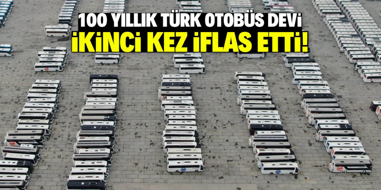 Türkiye'nin en meşhur otobüs firması böyle iflas etti! 100 yıllık dev tarihe karıştı