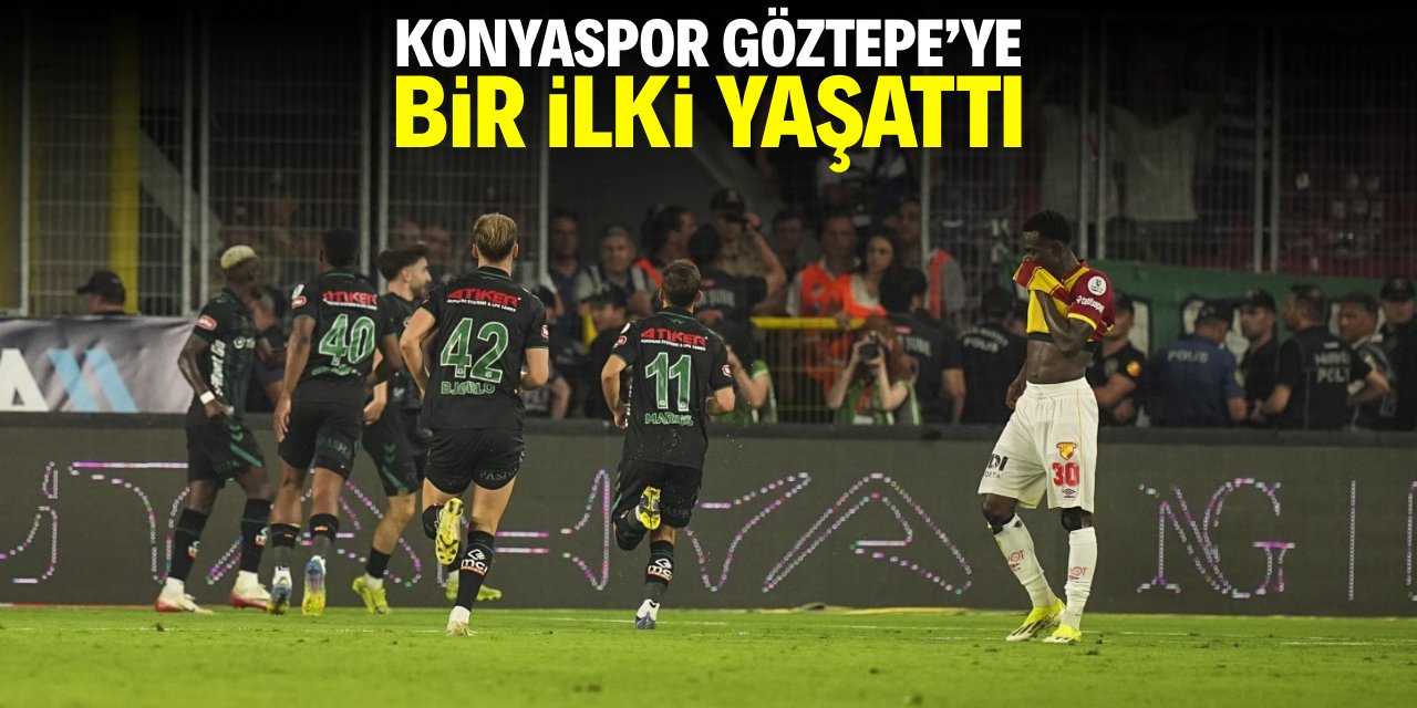 Konyaspor Göztepe’ye ilki yaşattı