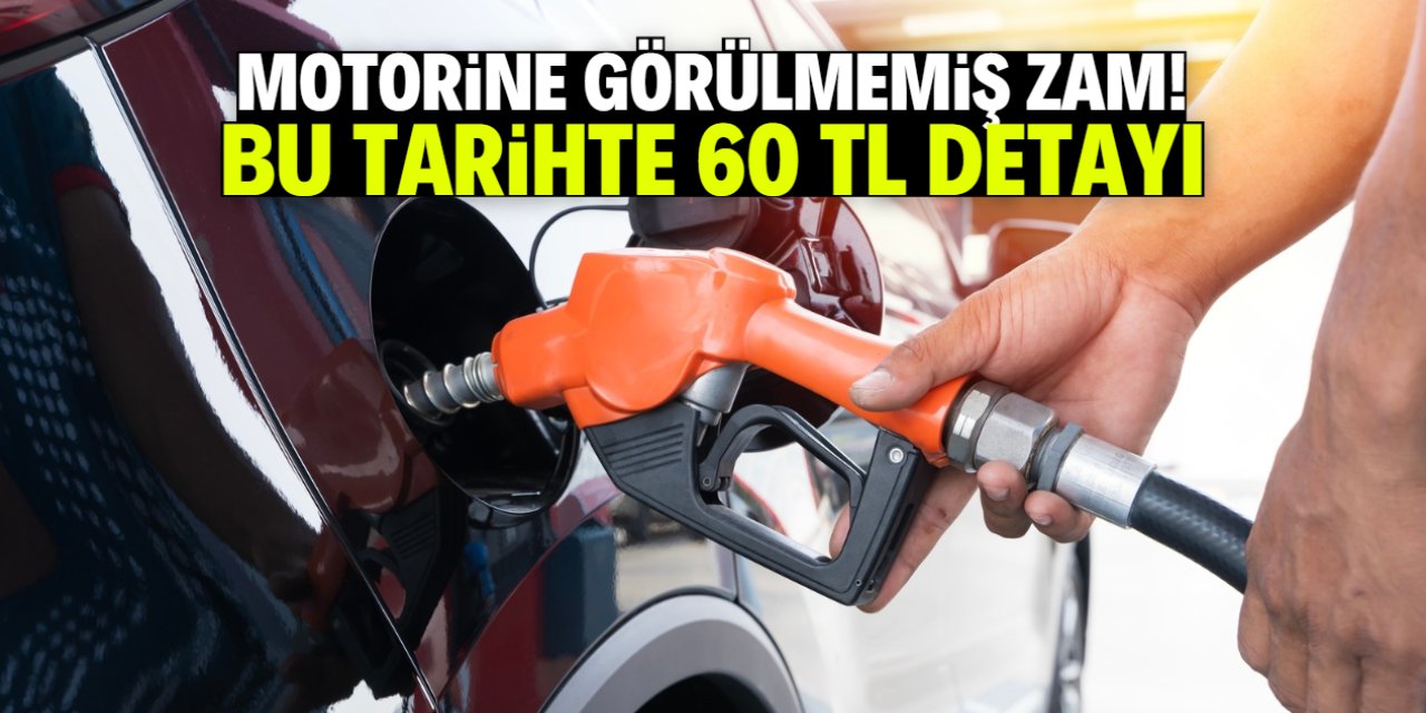 Motorine son zamanların en büyük zammı geliyor! 60 TL detayı