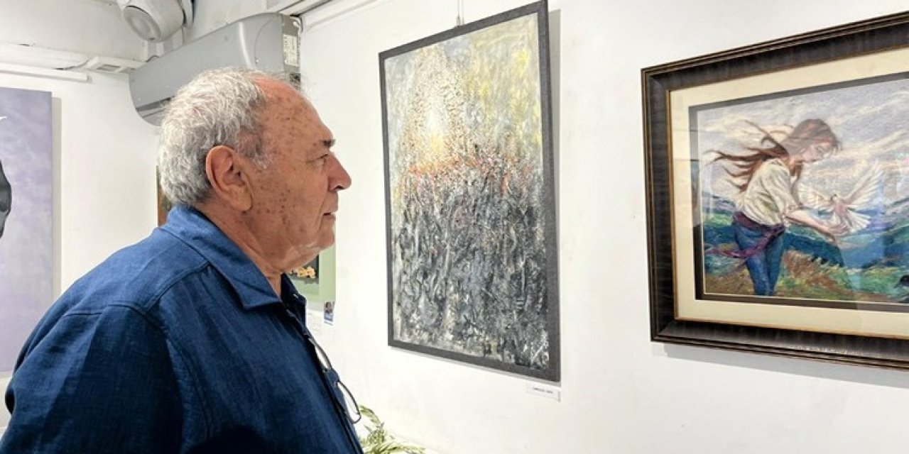 Dünya barışı ve Gazze için sergi açıldı