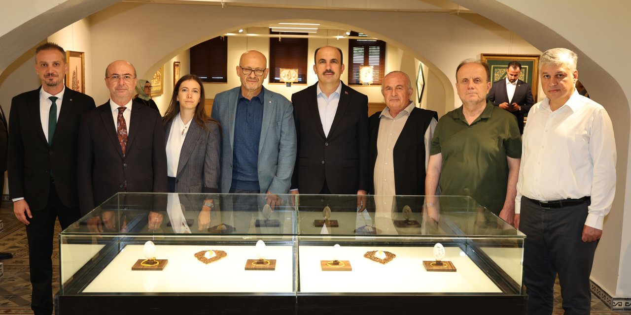 Konya'da 'Sanatın Zarafeti' sergisi açıldı