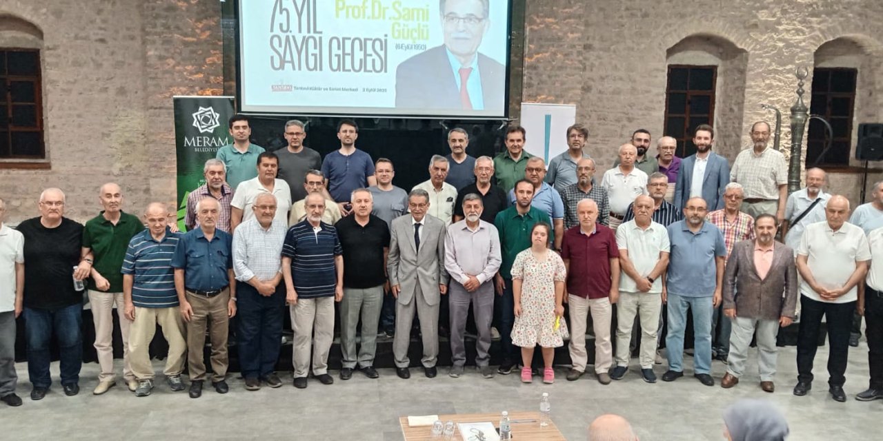Prof. Dr. Güçlü için saygı gecesi