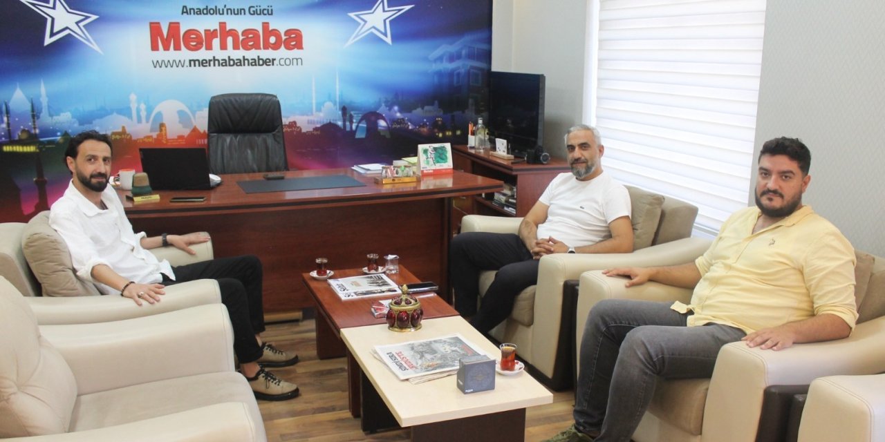 Yeniçıktı'dan Merhaba Gazetesi’ne ziyaret