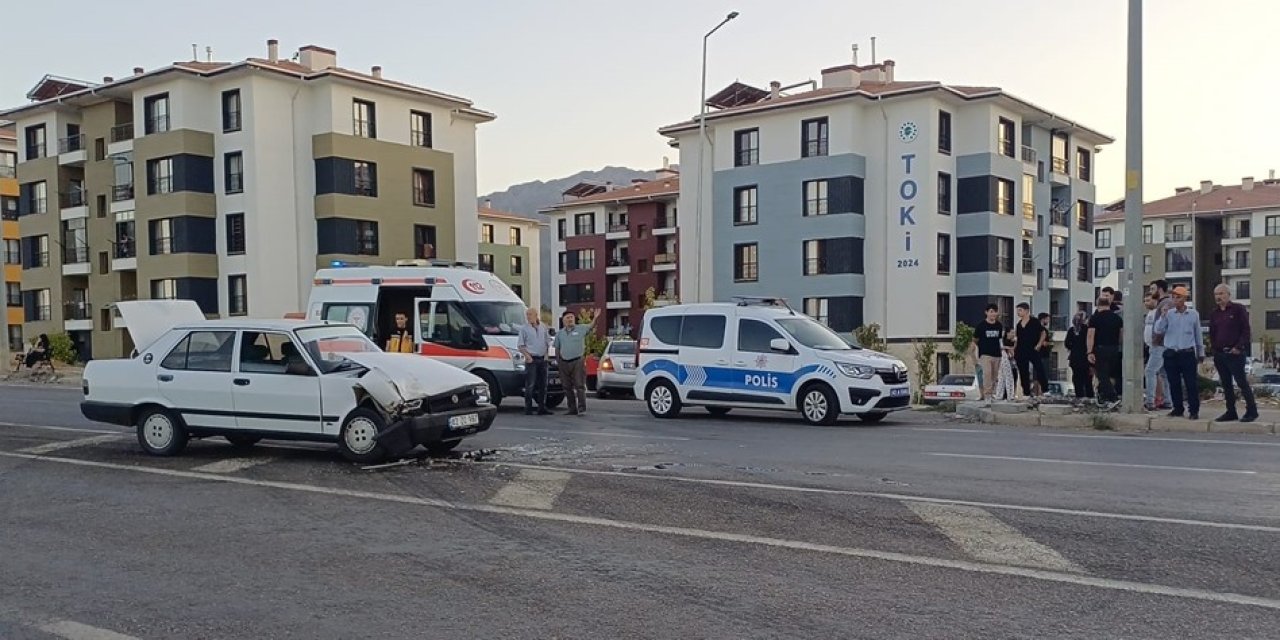Seydişehir'deki trafik kazasında 2 kişi yaralandı