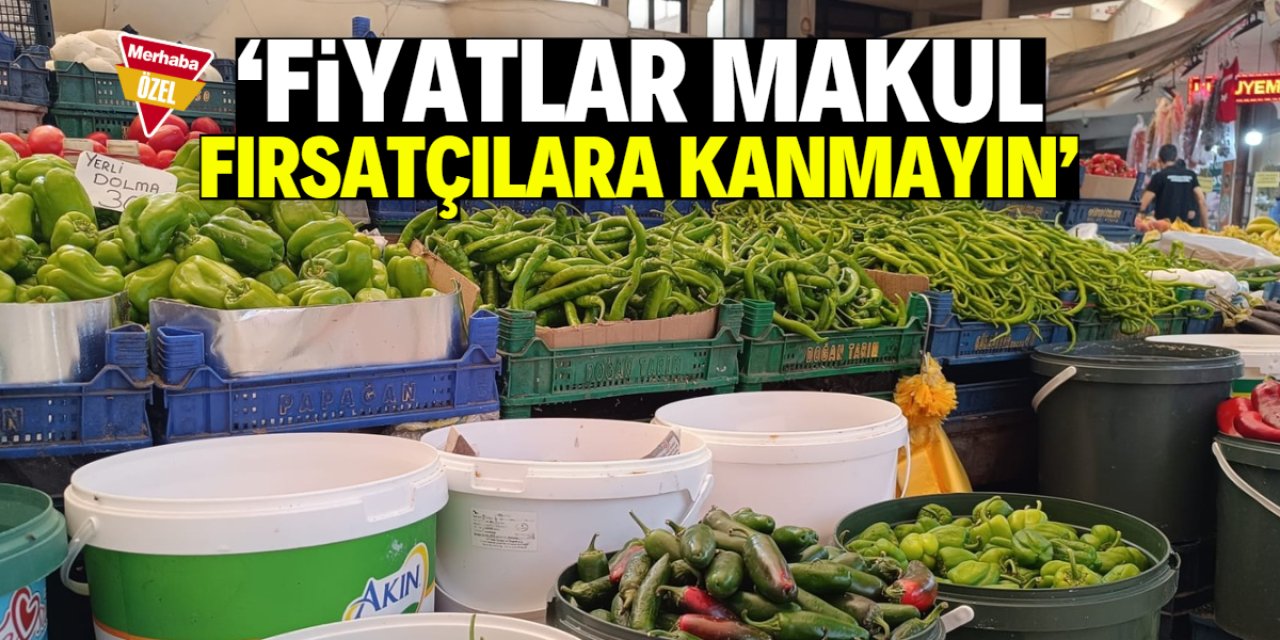 Konya pazar esnafı: Fiyatlar makul, fırsatçılara kanmayın!