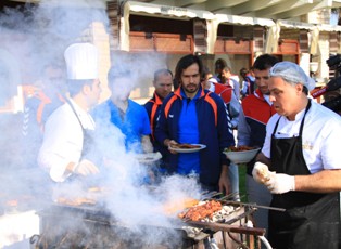 Torku Konyaspor'da mangal partisi