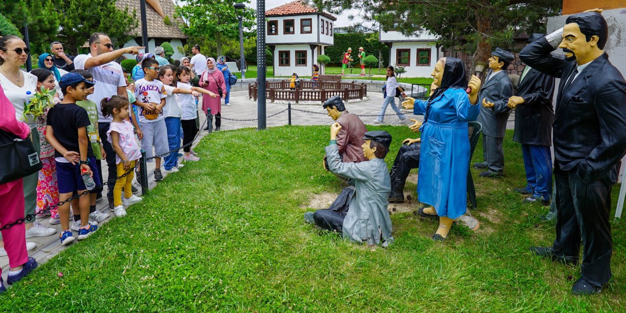 Meram'ın parkı ziyaretçi rekoru kırdı