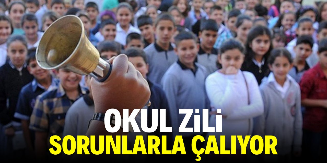 Okul zili sorunlarla çalıyor