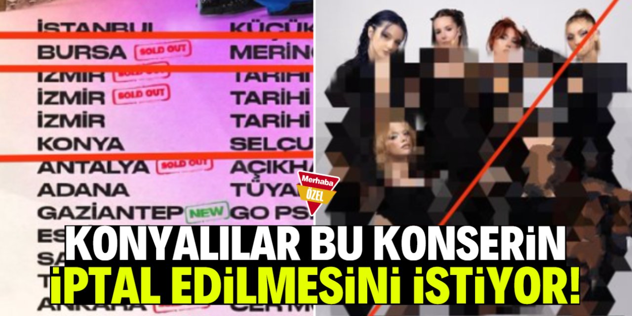 Konyalılar bu konserin iptal edilmesini istiyor!