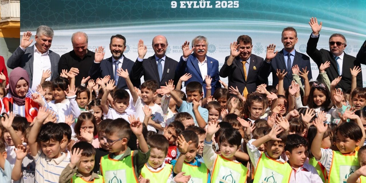 Selçuklu'da Çocuk Mektebi'nde eğitim başladı