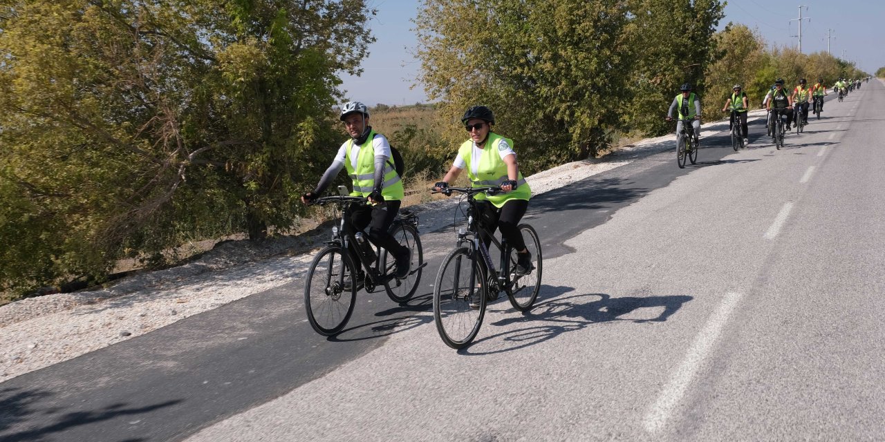 Altay'dan bisikletseverlere teşekkür