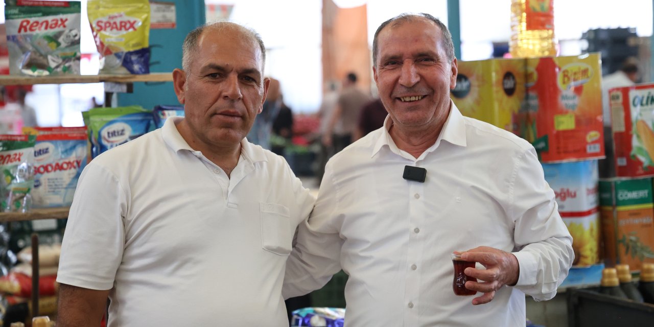 Aydın’dan pazar esnafına ziyaret