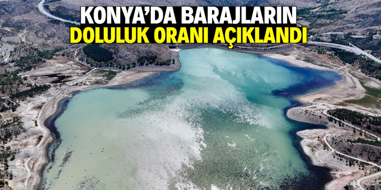 Konya'da bu barajların doluluk oranı açıklandı! Durum kritik