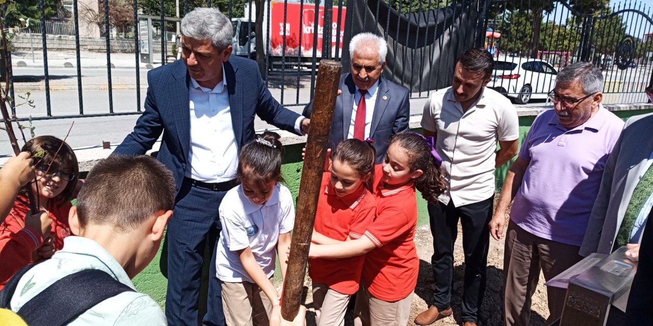 Oğuz Kağan'da ağaç dikme şenliği