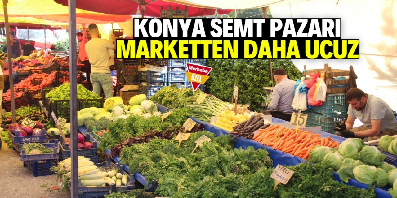 Semt pazarı marketten daha ucuz