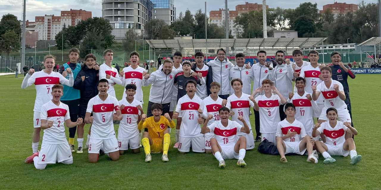 Konyasporlu futbolcu milli takımda sevinç yaşadı