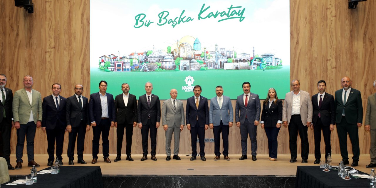 Karatay'ın yatırımları Bursa heyetine anlatıldı