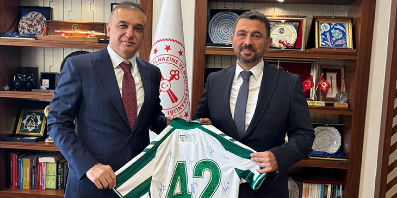 Konyaspor’dan Maliye Bakanı Hatipoğlu’na ziyaret