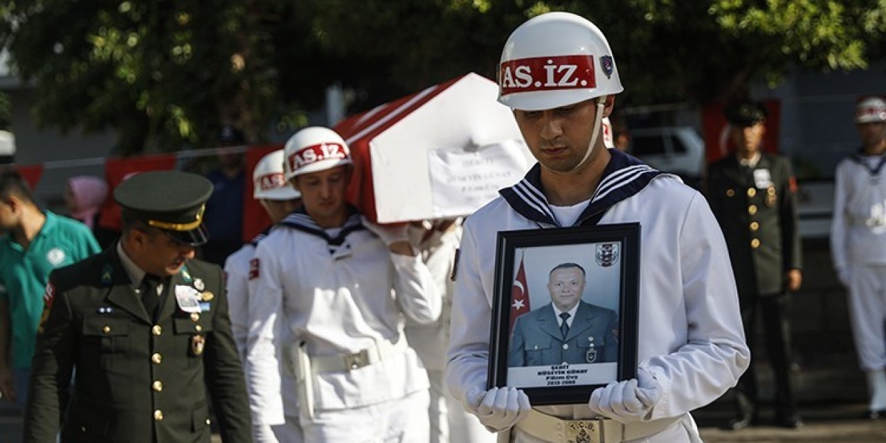 Konya'da şehit olan Günay'a son veda