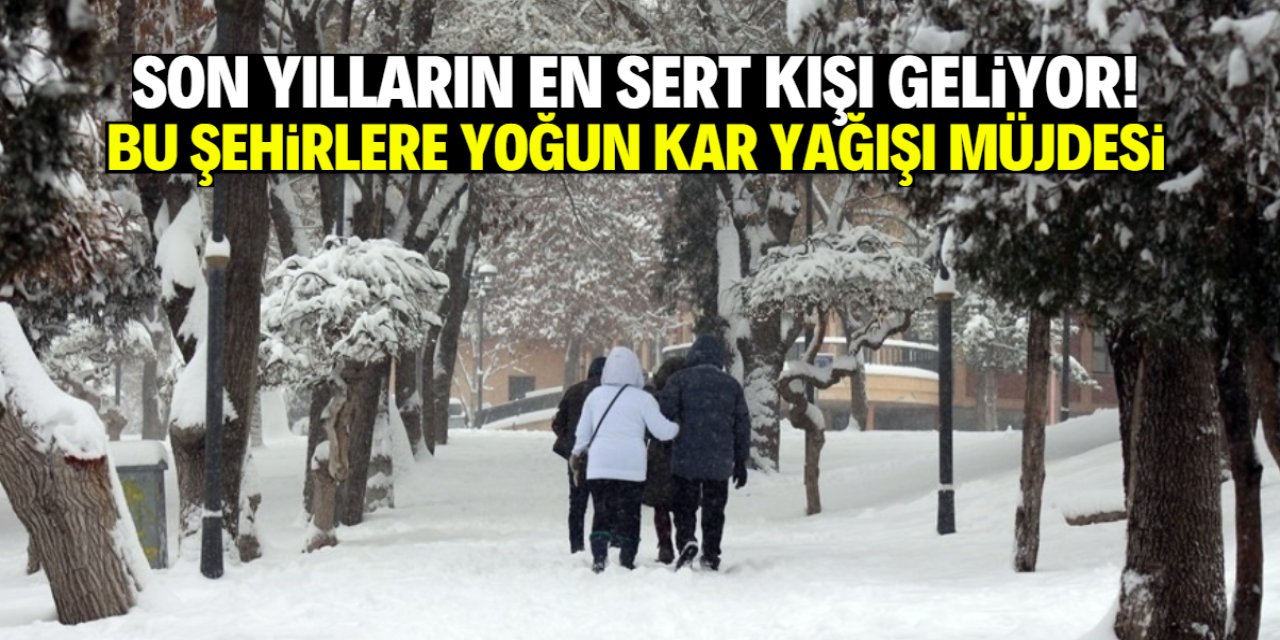 Son yılların en sert kışı geliyor! Bu şehirlere şimdiden 10 santimetre kar yağdı