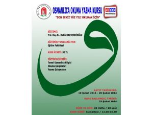 Amasya Üniversitesi’nden 50 Liraya Osmanlıca Kursu