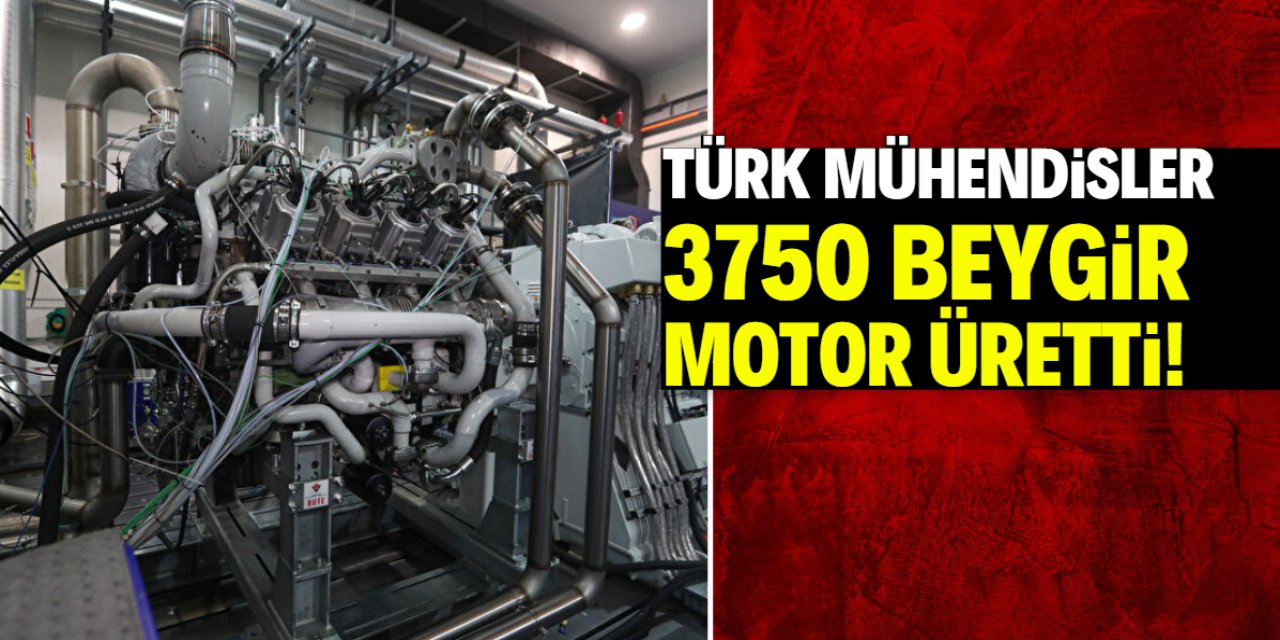 Türk mühendisler 3750 beygir motor üretti! Trenlerde kullanılacak