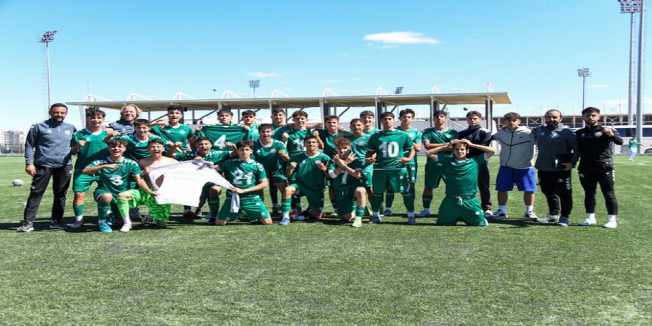 Konyaspor U16 kazandı U17 berabere kaldı