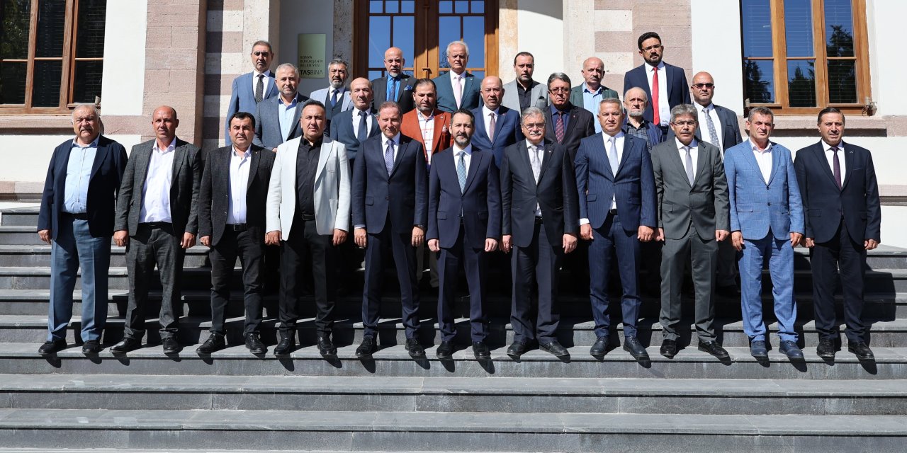 Esnaflardan Konya Büyükşehir'e ziyaret