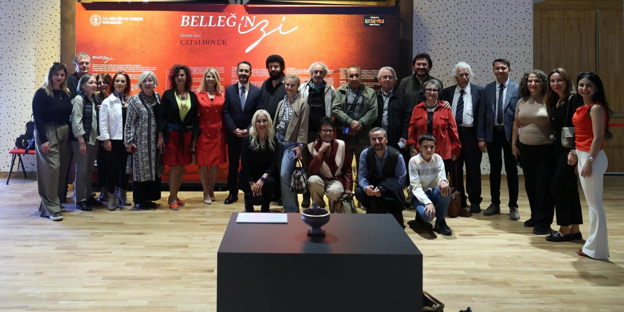 Konya'da 'Çatalhöyük' sergisi açıldı