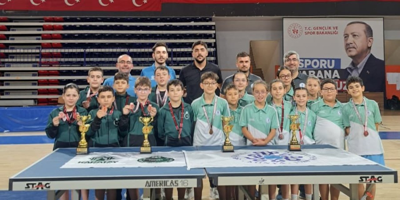 Karatay Belediyespor masa tenisinde zirvede