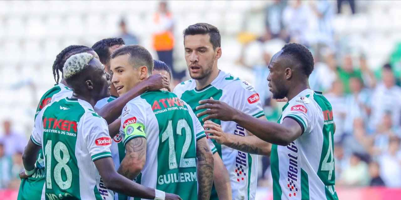 Konyaspor'dan 10 kişiyle kritik galibiyet