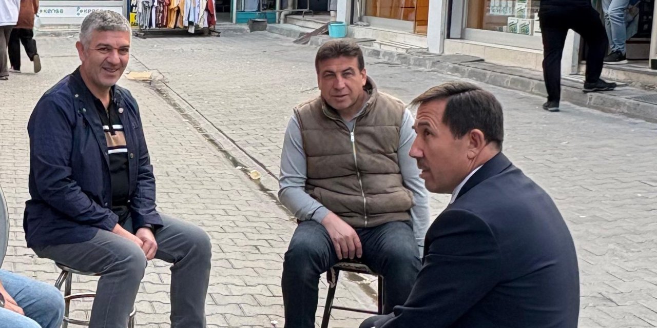 Kılca esnaflarla bir araya geldi