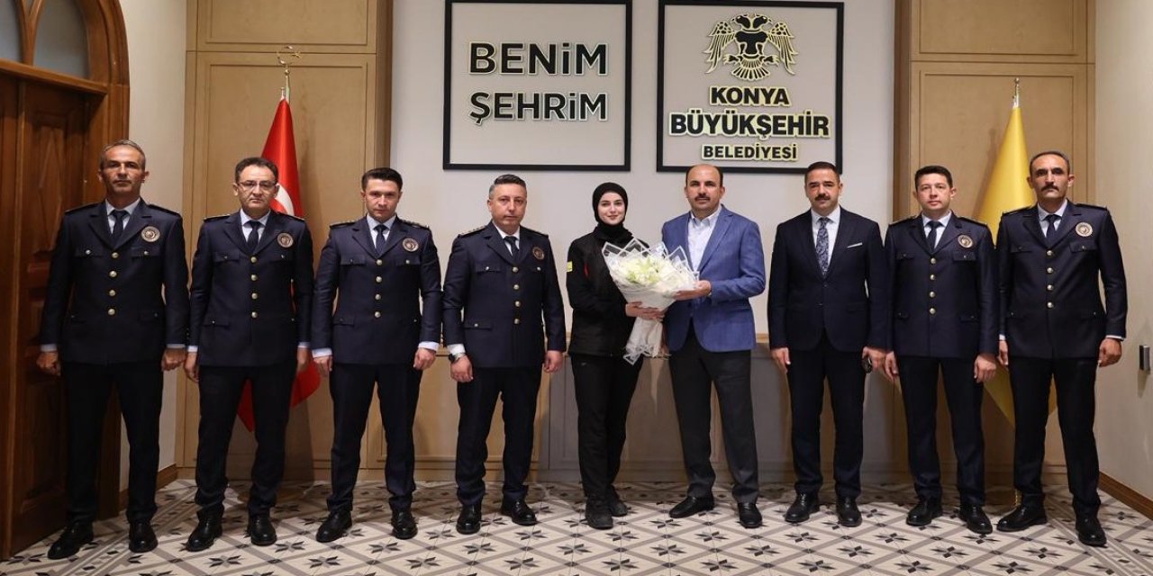 Konya itfaiyesinden Altay'a ziyaret