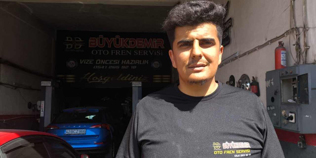 Konyalı ustadan uyarı: Fren hayat sigortasıdır