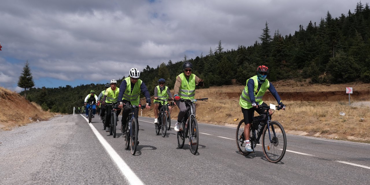 Konya'da 'Keykubat'ın izinde pedallıyoruz'