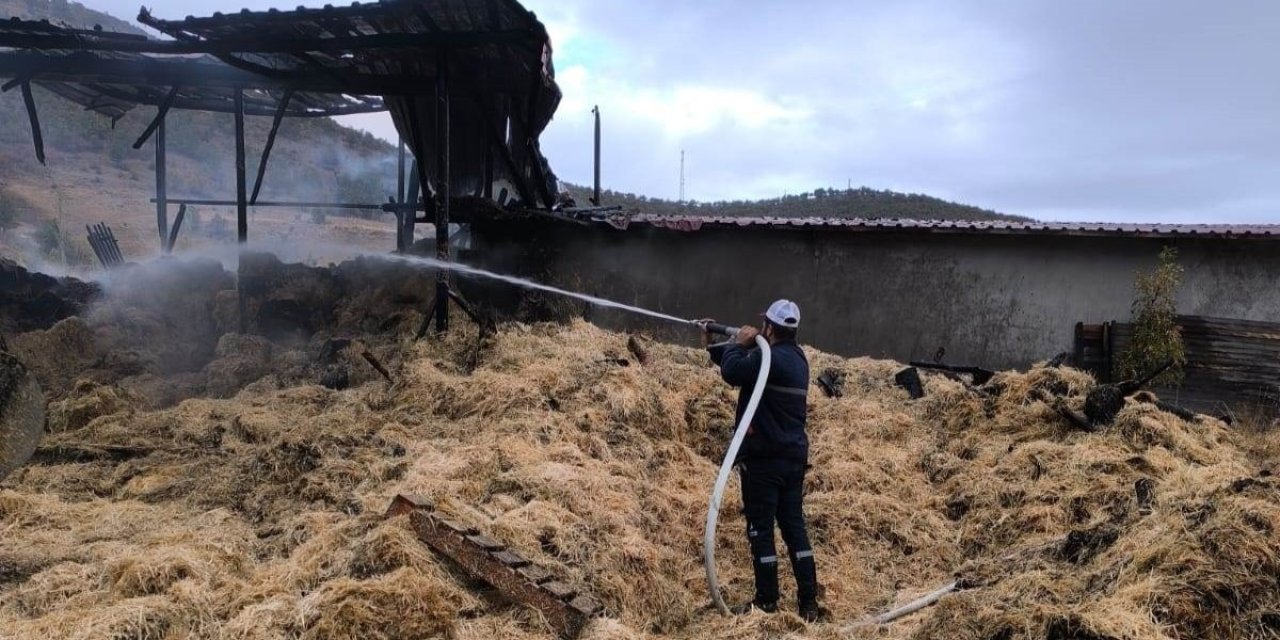 Konya'da yangın! Baba ve oğlu yaralandı