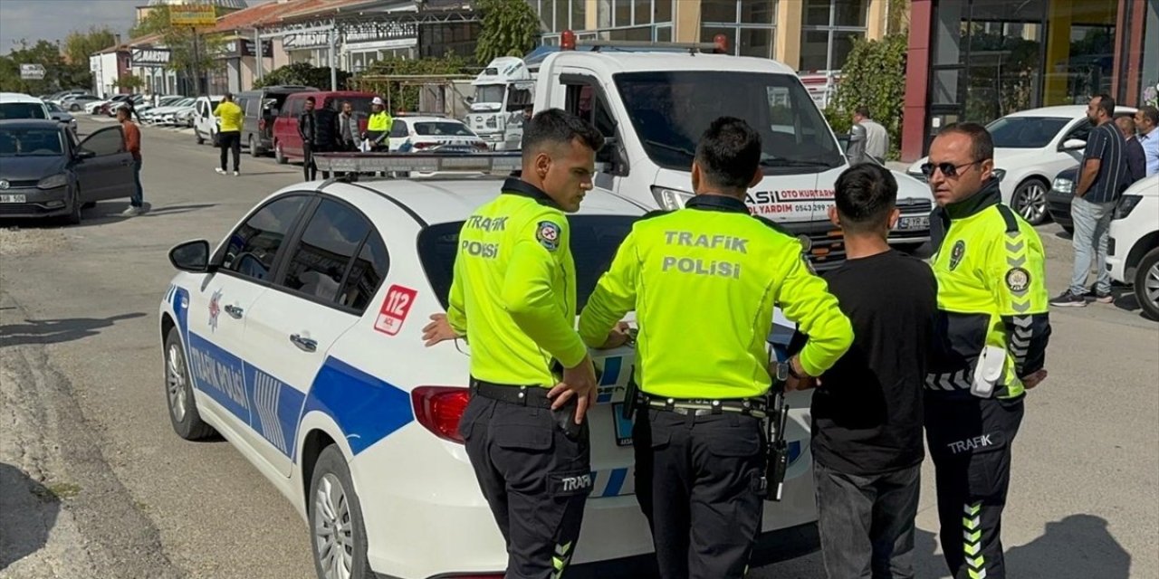 'Dur' ihtarına uymayan çocuk sürücü yakalandı