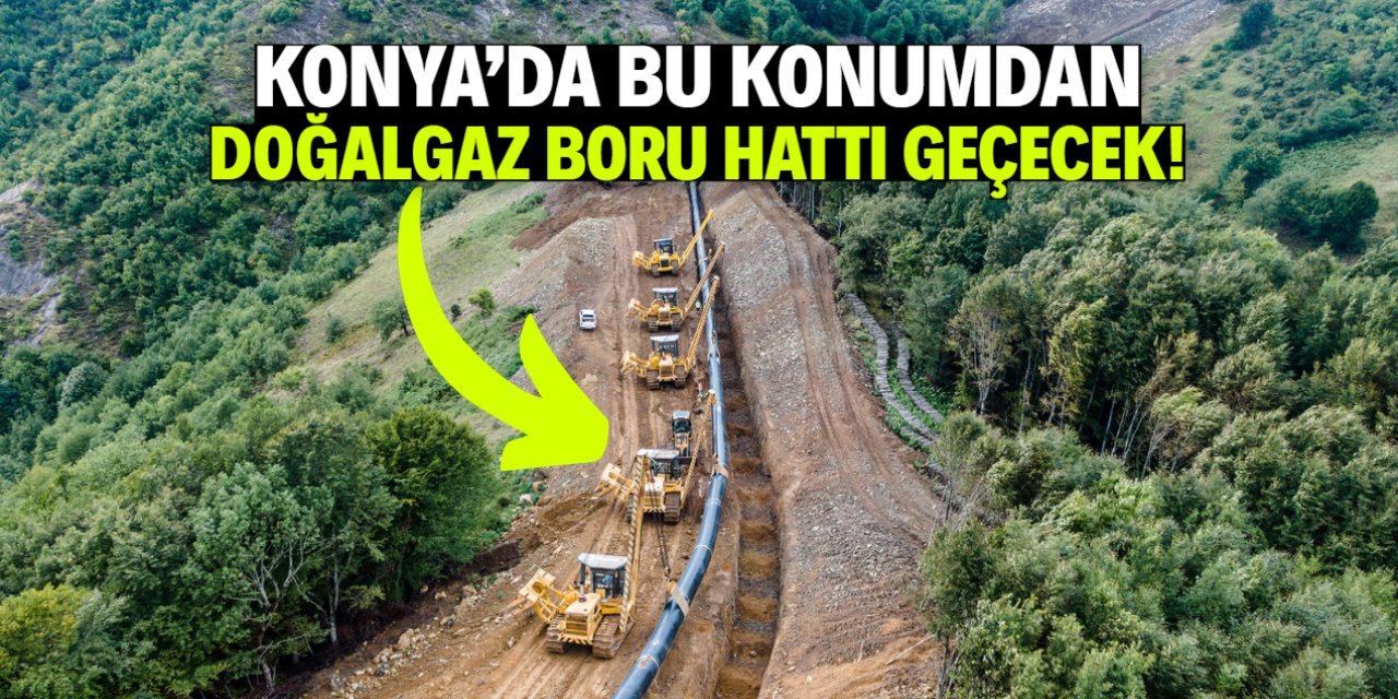 BOTAŞ, Konya'da doğalgaz boru hattı için bu arsaları kamulaştıracak