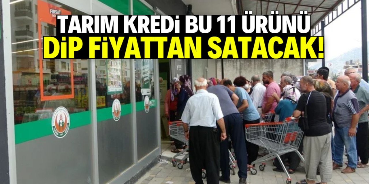 Tarım Kredi bu 11 ürünü dip fiyattan satacak! Kampanya 2 gün sürecek