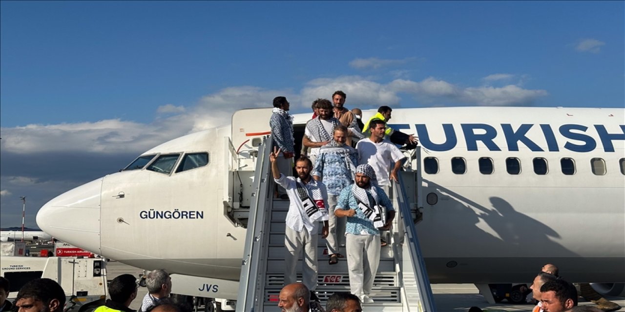 Sumud Filosu’ndaki Türk aktivistler İstanbul'a ulaştı