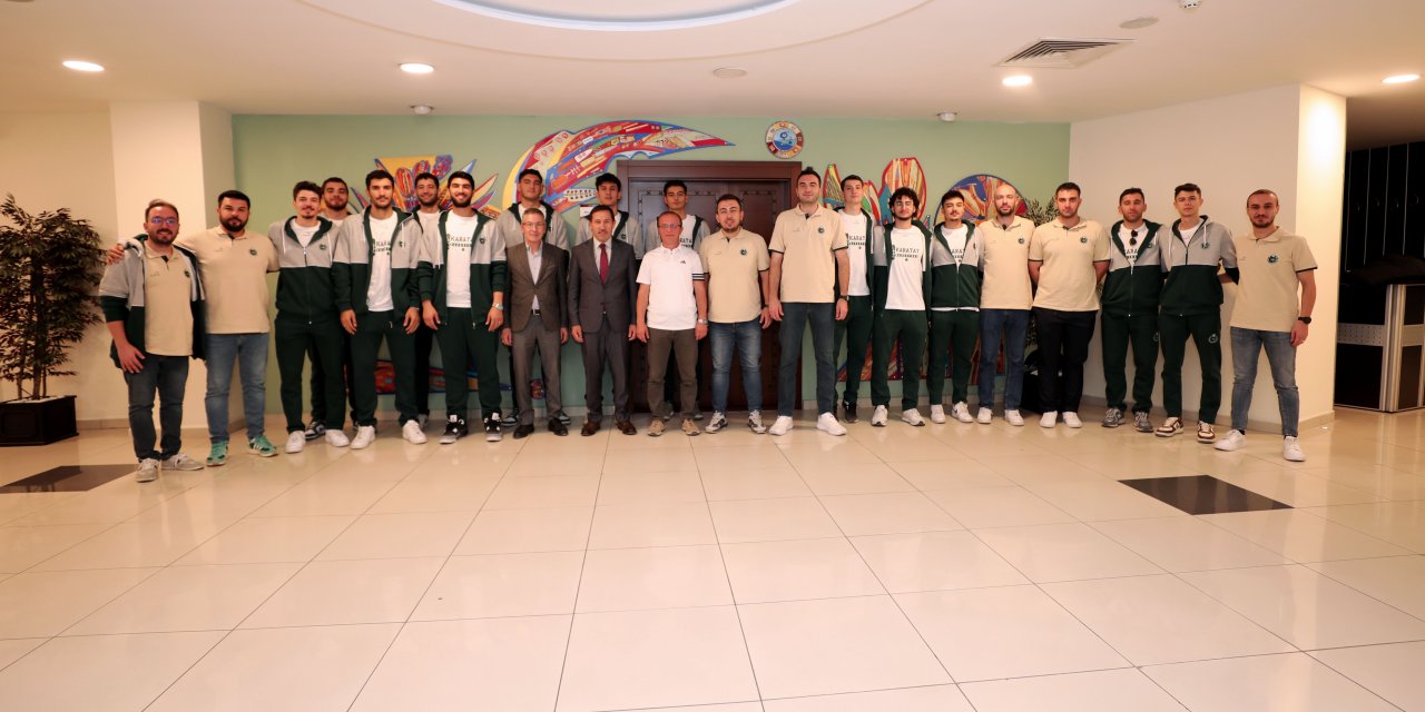 Karatay Belediyespor Başkan Kılca’yı ziyaret etti