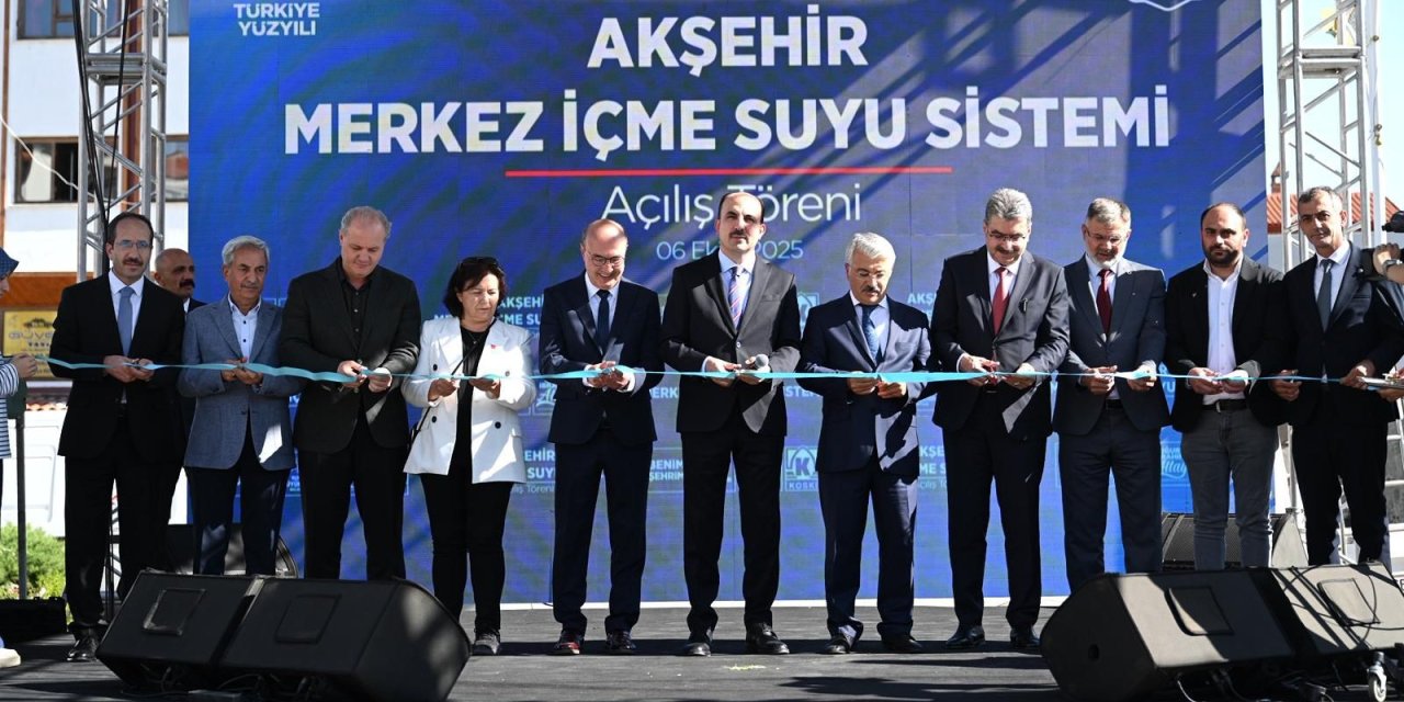Büyükşehir'den Akşehir'e içme suyu yatırımı